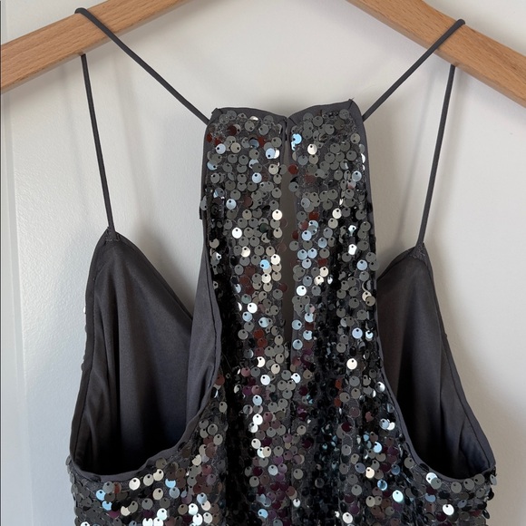 XS Express Women’s Sequined Strapless Mini Dress - Picture 7 of 9